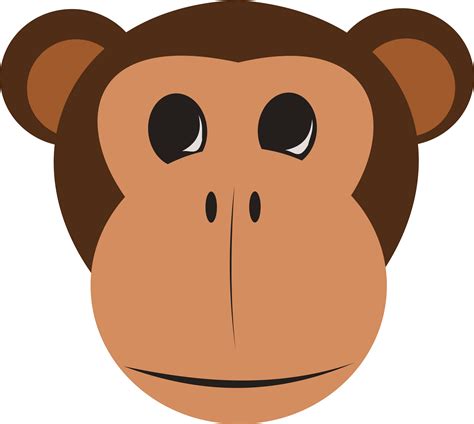 Clipart Monkey Face