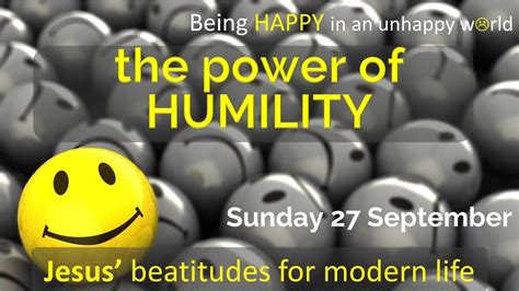 The Power Of Humility 27 September Youtube
