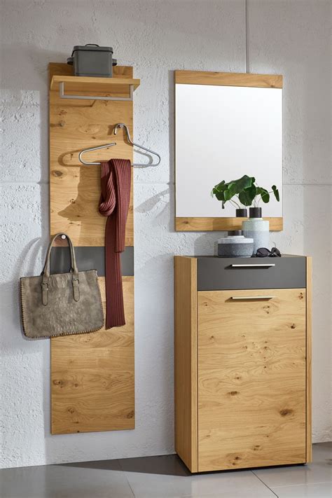 Sie sind auf der suche nach der perfekten mietwohnung, in der sie immobilien24.de legt größten wert auf datenschutz und sicherheit für käufer, mieter und verkäufer. Voss Garderobe Levio Balkeneiche/ Lack grau matt | Möbel ...