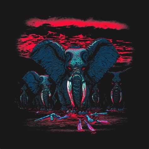 Blood Ivory Elephant T Shirt Teepublic