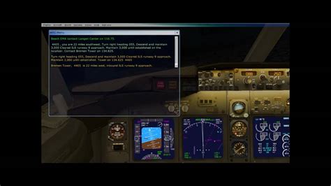 Lets Play Flight Simulator X Flight 1 4 Approaching Eddw Youtube