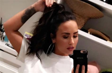 Demi Lovato Flashes Some Underboob In Sexy Selfie Pic