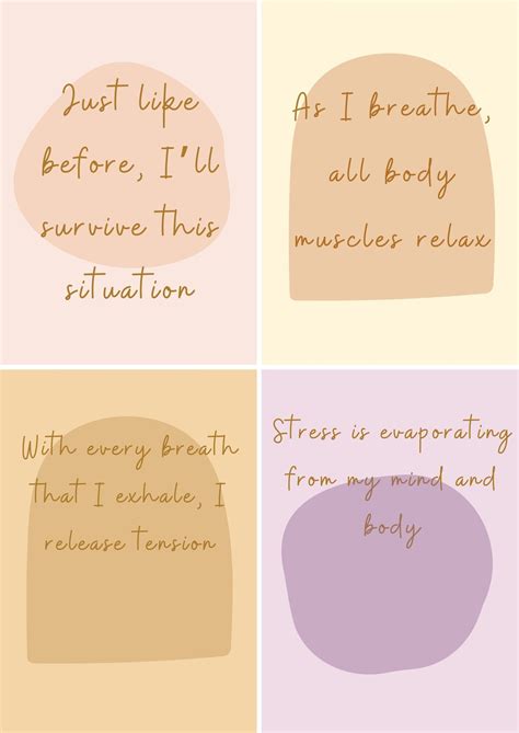 Daily Affirmations For Anxiety Relief