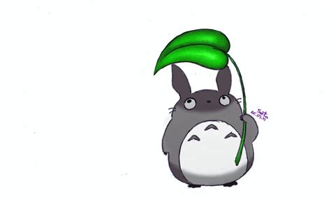 Little Totoro Color Ver By Mira Vegas On Deviantart