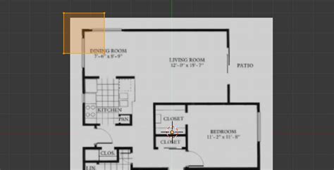 Create A 3d Floor Plan Model From An Architectural Schematic In Blender