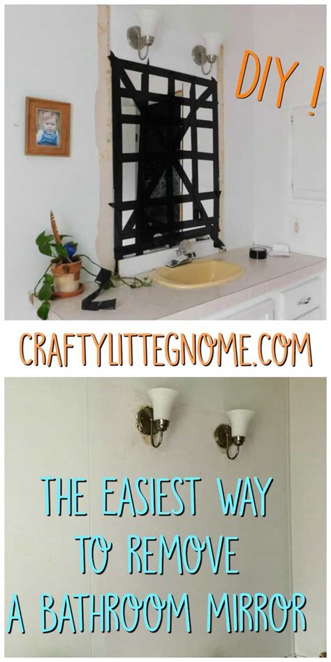 Learn How To Easily And Safely Remove A Bathroom Wall Mirror That Has