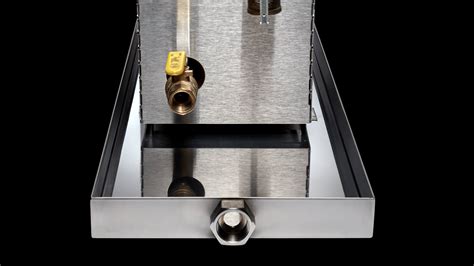 When opened, a louver will let air out of your steam shower so the exhaust fan can take care of it. Condensation Pan | Steam Shower | MrSteam