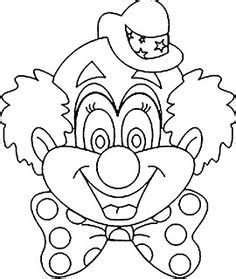 Kleurplaat Clown