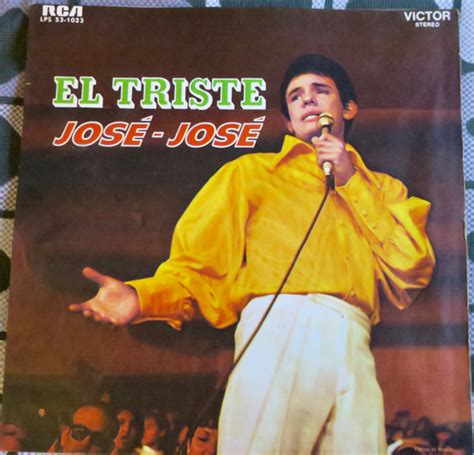 José José El Triste 1971 Vinyl Discogs