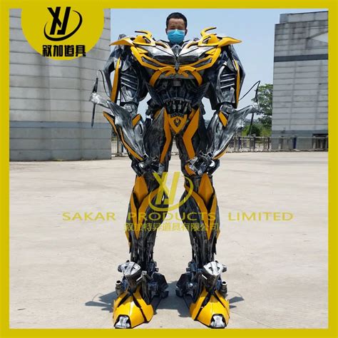 Amusement Park Shopping Mall Attractive Transformer Robot Costume