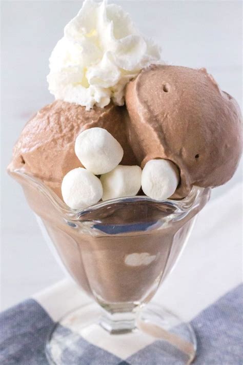 Ninja Creami Frozen Hot Chocolate Ice Cream I Dream Of Ice Cream