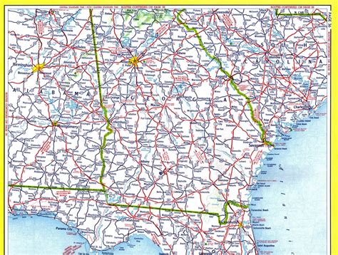 Maps Of Georgia Detailed Map Of Georgia In English To Vrogue Co