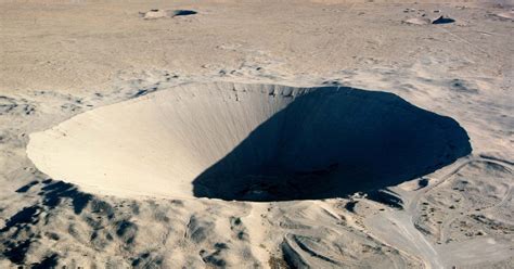 Crater From The 1962 Sedan Underground Nuclear Test As Part Of
