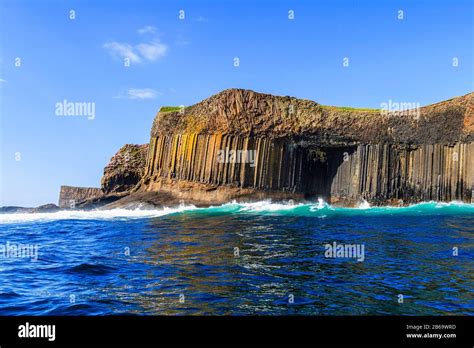 Fingals Cave Staffa Island On The Coast Of Scotland Stock Photo Alamy