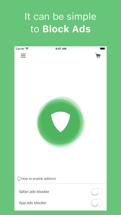 Adblock Green Ad Blocker For Safari And Apps Iphone App