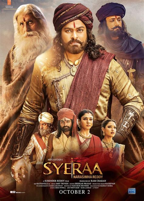 sye raa narasimha reddy movie 2019 release date review cast trailer watch online at