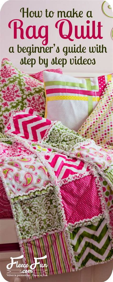 String quilts are simply quilts made from your longer fabric scraps. 20+ Easy Sewing Projects With Lots of Tutorials & Patterns - 2017