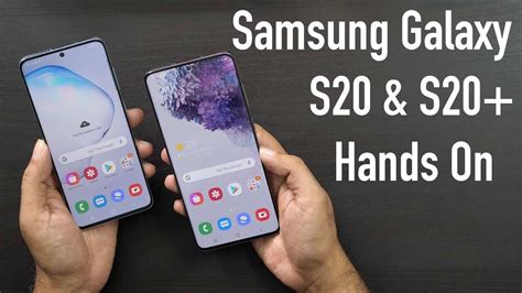 Samsung Galaxy S20 And S20 Hands On First Look Youtube