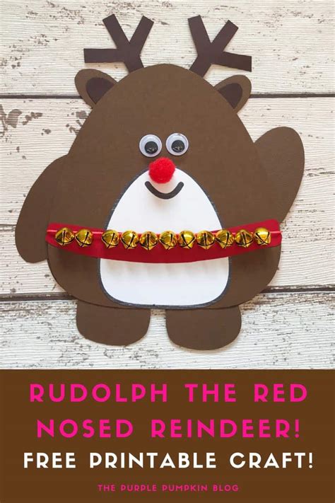 Rudolph Crafts For Kids