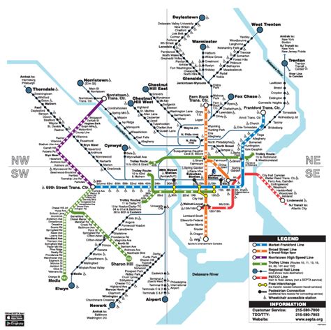 Philadelphia Bus Route Map
