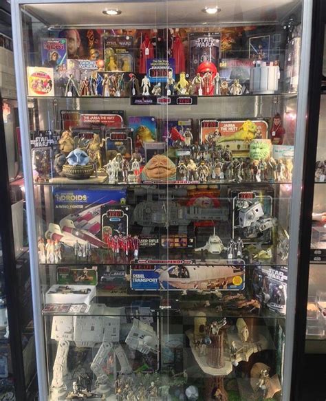 Star wars figure display cabinet. Vintage Star Wars Display case | Star wars room, Star wars ...