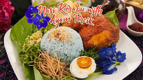Dengan in house made tumis dan kelapa parut goreng sedap. Nasi Kerabu with Ayam Percik - Share Food Singapore