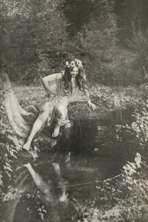 A Wood Nymph Photographic Study By K Smith Vintage Fairies Faeries Nymph
