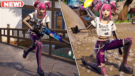 Fortnite Drop Dee Skin Gameplay Alt Power Chord Outfit Youtube