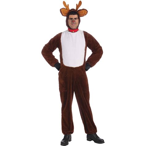 Smiffys Rudolph Red Nose Reindeer Adult Mens Halloween