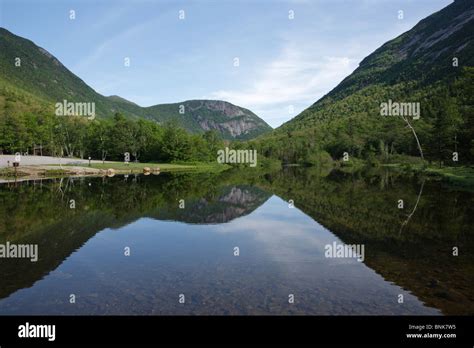 Crawford Notch State Park White Mountains Nh Usa Reflection Of