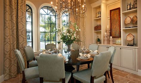 Mediterranean Home With Circular Dining Room 66321we Architectural