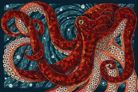 Octopus Art Wallpapers 4k Hd Octopus Art Backgrounds On Wallpaperbat