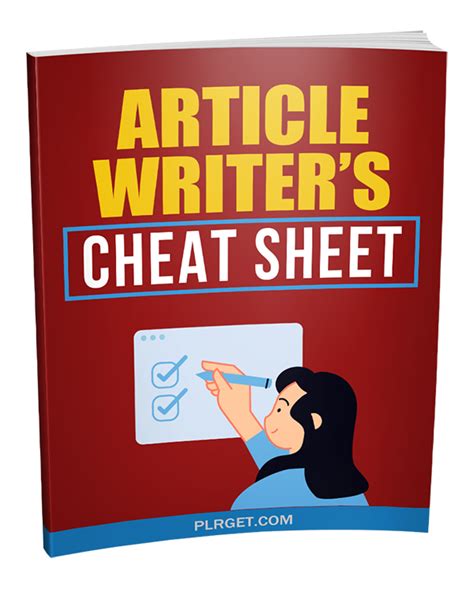 Article Writers Cheat Sheet