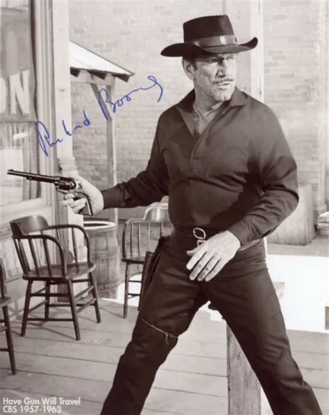 Rare Still Richard Boone Have Gun Will Travel Singed 5 1200 Picclick