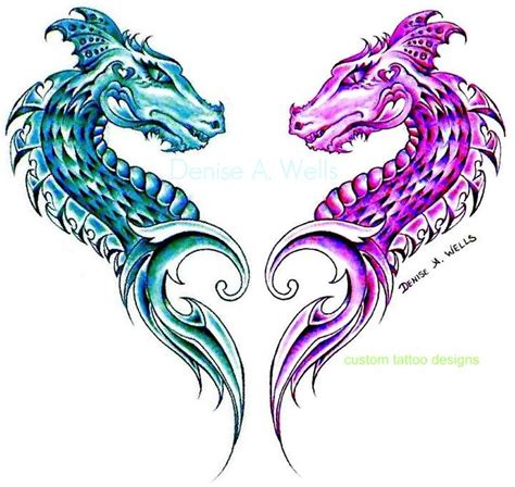 Dragonheart Tribal Tattoo Design By Denise A Wells A Photo On Flickriver