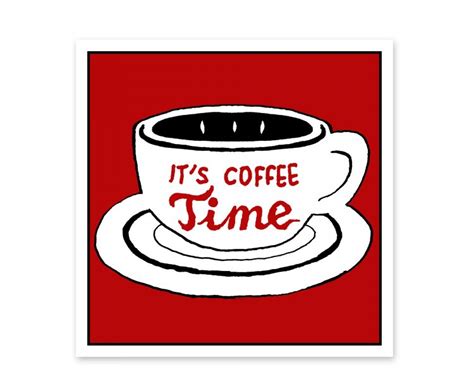 Poster I´ts Coffee Time By Marroiak