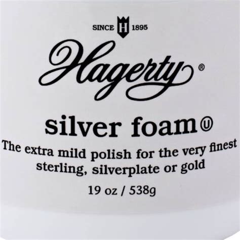 Hagerty Silver Foam Extra Mild Polish Sterling Silverplate Gold Polish