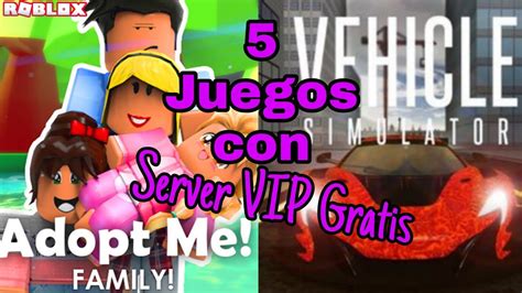 Hay músicas populares e incluso memes hilarantes. 5 JUEGOS CON SERVER VIP GRATIS EN ROBLOX - YouTube