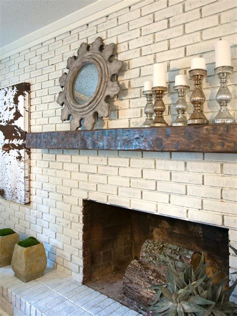 15 Gorgeous Painted Brick Fireplaces Hgtvs Decorating And Design Blog