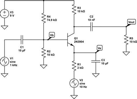 Transistors How To Fix When The Amplitude Modulated Signal Reaches