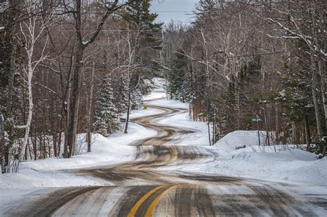 Winding Road In Winter Luke Collins Photography Print Store