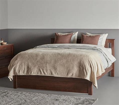 Choice of styles, material, and storage drawers underneath. SONGESAND Bed frame - brown, Luröy Queen in 2020 | Cheap ...