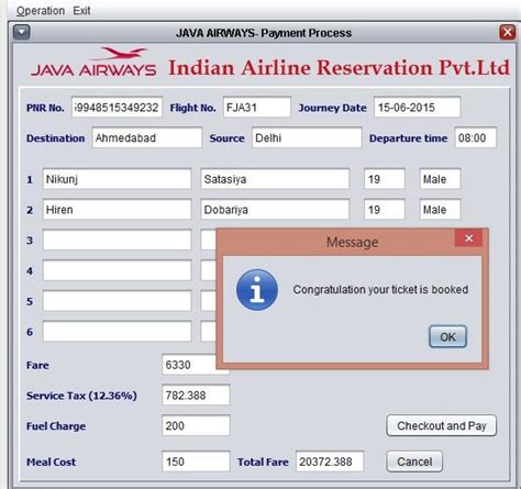 Airline Reservation System Presentation