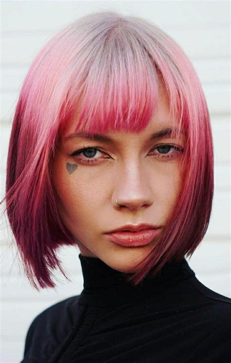 Pin By Lucy Fox On Make Up And Hair Dip Dye Hair Color Block Hair