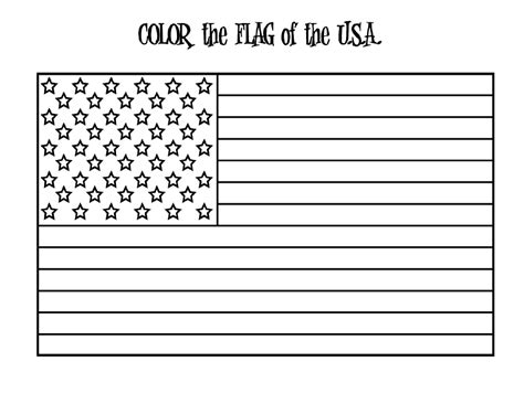 Original American Flag Coloring Page Coloring Home