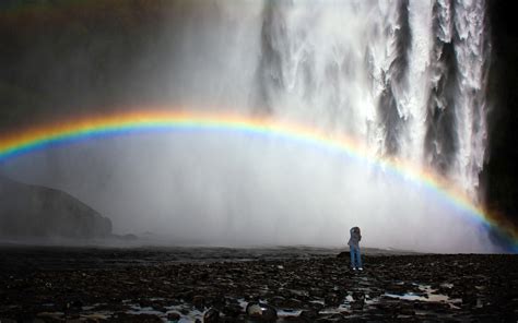 Waterfall And Rainbow Wallpapers We Need Fun