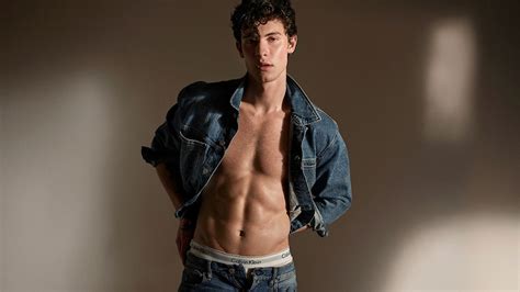 Shawn Mendes Smolders Again In New Ck Adsjohn Mayers Got Jokes E News