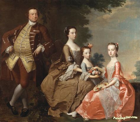 The Thistlethwayte Family Artwork By Thomas Hudson Oil Painting & Art