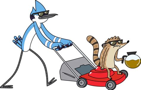 Rigby With Mordecai