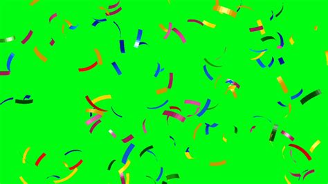 Confetti 🎊 Green Screen Effects Youtube